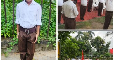गणवेशधारी स्वयंसेवकों ने राष्ट्रभक्ति, सेवा और समर्पण का किया प्रदर्शन