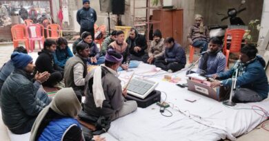 न्यायविद हनुमान मंदिर में हुआ संगीतमई सुंदरकांड पाठ