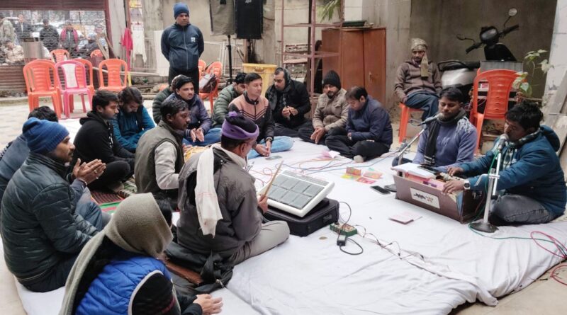 न्यायविद हनुमान मंदिर में हुआ संगीतमई सुंदरकांड पाठ